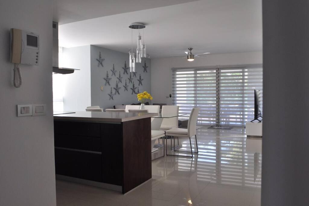 Condo/ Depa - Marea Azul - Playa Del Carmen Eksteriør billede